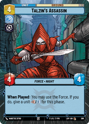Talzin's Assassin (LOF) Common Fantasy Flight Games Hyperspace Non-Foil