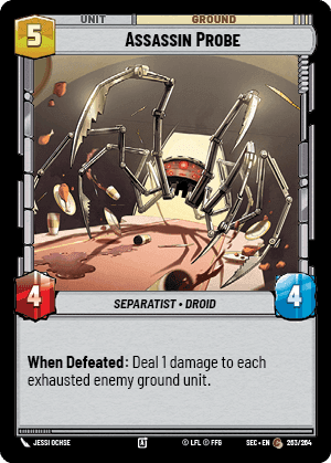 Assassin Probe (SEC) Common Fantasy Flight Games