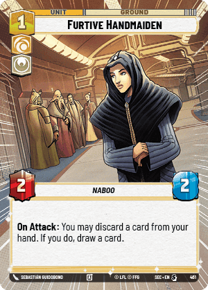 Furtive Handmaiden (SEC) Starter Fantasy Flight Games