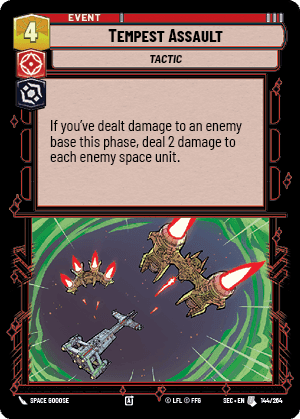 Tempest Assault (SEC) Uncommon Fantasy Flight Games Standard Non-Foil