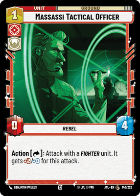 Massassi Tactical Officer (JTL) Common Fantasy Flight Games Standard Non-Foil
