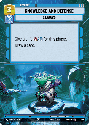 Knowledge and Defense (SEC) Common Fantasy Flight Games