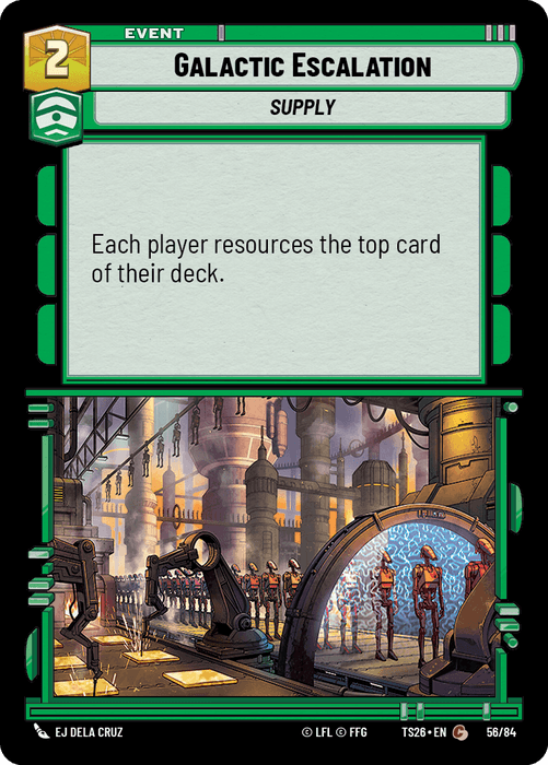 Galactic Escalation (TS26) Common Fantasy Flight Games Standard Non-Foil
