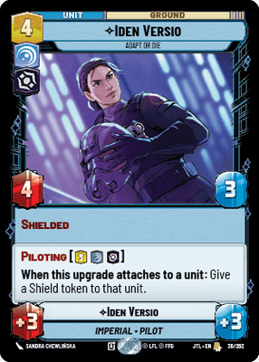 Iden Versio - Adapt or Die (JTL) Rare Fantasy Flight Games Standard Non-Foil