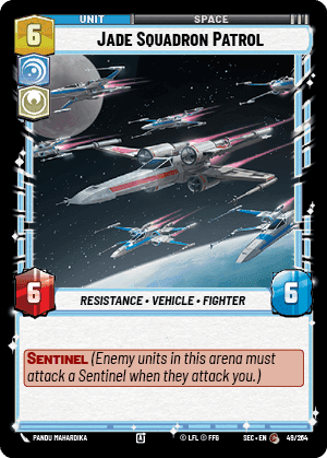 Jade Squadron Patrol (SEC) Common Fantasy Flight Games Standard Non-Foil