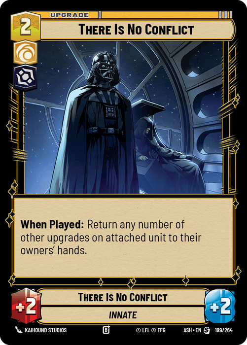 There Is No Conflict (ASH) Starter Star Wars Unlimited Fantasy Flight Games Standard Non-Foil