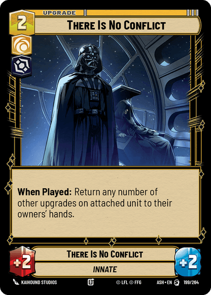 There Is No Conflict (ASH) Starter Star Wars Unlimited Fantasy Flight Games Standard Non-Foil