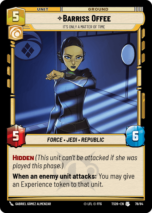 Barriss Offee - It's Only a Matter of Time (TS26) Uncommon Fantasy Flight Games Standard Non-Foil