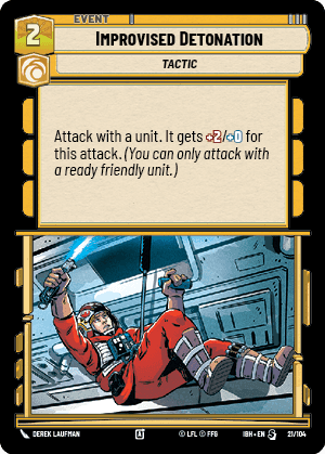 Improvised Detonation (IBH) Special Fantasy Flight Games Standard Non-Foil
