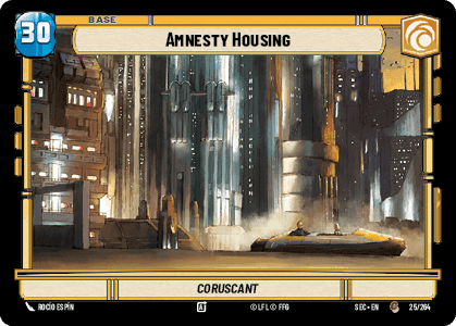Amnesty Housing (SEC) Common Fantasy Flight Games Standard Non-Foil