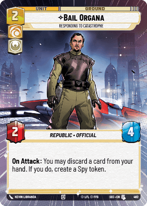 Bail Organa - Responding to Catastrophe (SEC) Uncommon