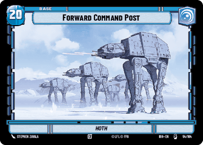 Forward Command Post (IBH) Special Fantasy Flight Games Standard Non-Foil