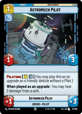 Astromech Pilot (JTL) Uncommon Fantasy Flight Games Standard Non-Foil