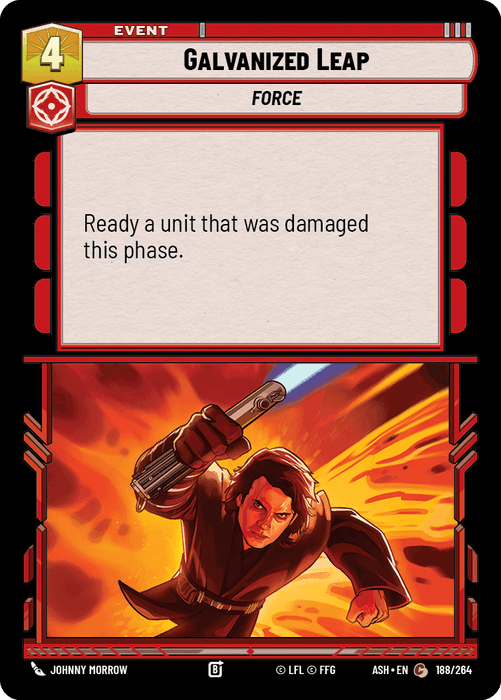 Galvanized Leap (ASH) Common Star Wars Unlimited Fantasy Flight Games Standard Non-Foil