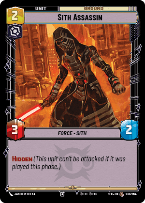 Sith Assassin (SEC) Common Fantasy Flight Games