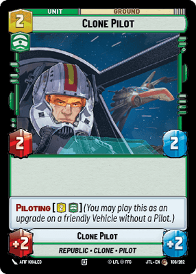 Clone Pilot (JTL) Common Fantasy Flight Games Standard Non-Foil