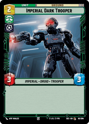 Imperial Dark Trooper (SEC) Common Fantasy Flight Games Standard Non-Foil