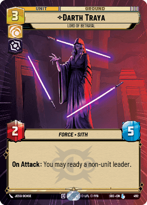 Darth Traya - Lord of Betrayal (SEC) Legendary Fantasy Flight Games