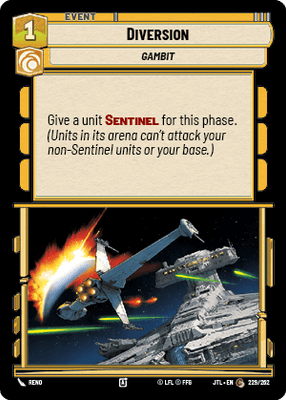 Diversion (JTL) Common Fantasy Flight Games Standard Non-Foil