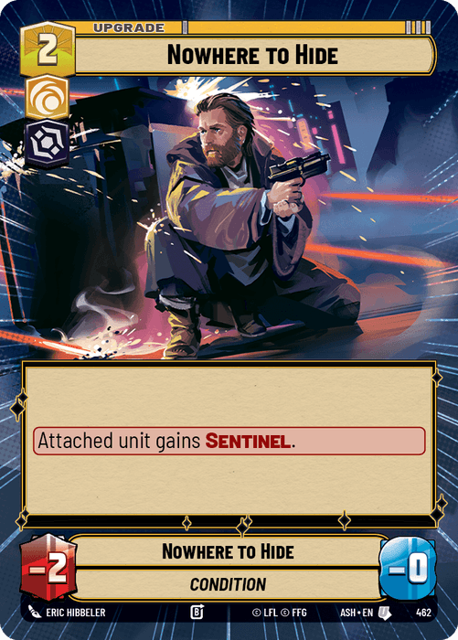 Nowhere to Hide (ASH) Uncommon Star Wars Unlimited Fantasy Flight Games Hyperspace Non-Foil