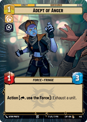 Adept of Anger (LOF) Common Fantasy Flight Games Hyperspace Non-Foil