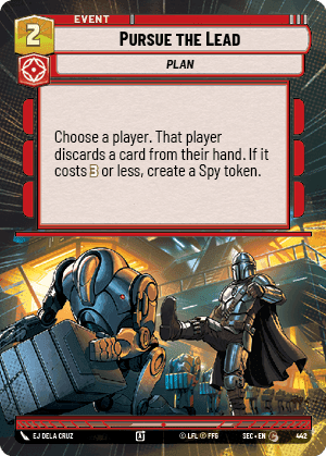 Pursue the Lead (SEC) Common Fantasy Flight Games