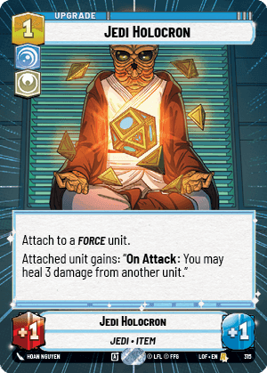 Jedi Holocron (LOF) Rare Fantasy Flight Games Hyperspace Non-Foil