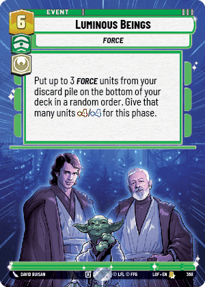 Luminous Beings (LOF) Rare Fantasy Flight Games Hyperspace Non-Foil