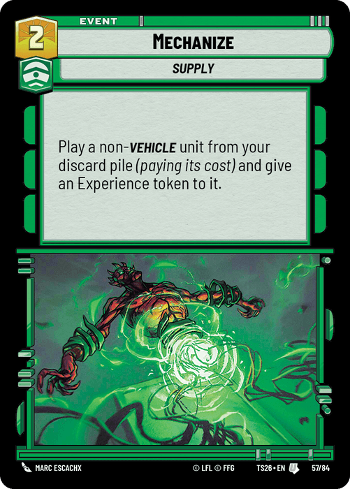 Mechanize (TS26) Uncommon Fantasy Flight Games Standard Non-Foil