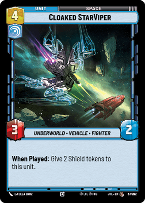 Cloaked StarViper (JTL) Common Fantasy Flight Games Standard Non-Foil
