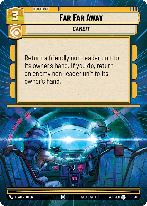 Far Far Away (ASH) Uncommon Star Wars Unlimited Fantasy Flight Games Hyperspace Non-Foil