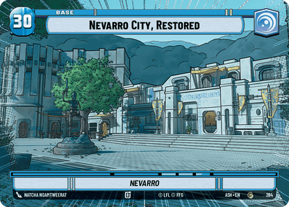 Nevarro City, Restored (ASH) Common Star Wars Unlimited Fantasy Flight Games Hyperspace Non-Foil