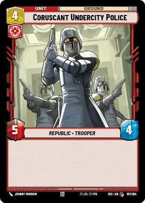 Coruscant Undercity Police (SEC) Common Fantasy Flight Games Standard Non-Foil