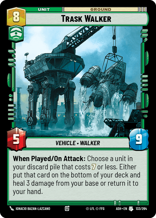 Trask Walker (ASH) Uncommon Star Wars Unlimited Fantasy Flight Games Standard Non-Foil