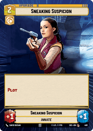 Sneaking Suspicion (SEC) Common Fantasy Flight Games Hyperspace Non-Foil