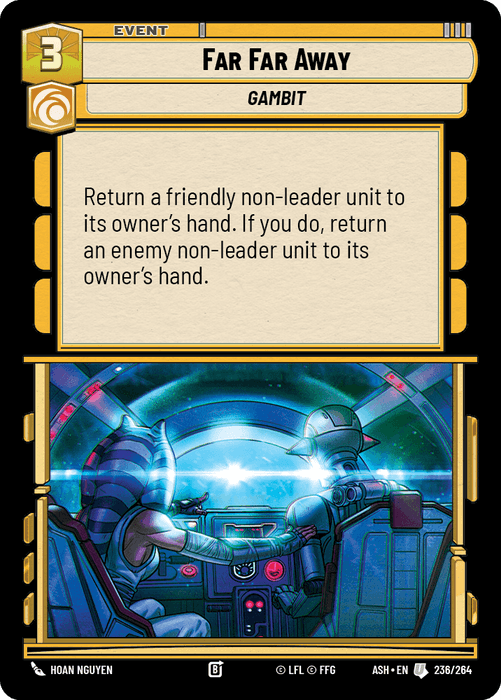 Far Far Away (ASH) Uncommon Star Wars Unlimited Fantasy Flight Games Standard Non-Foil