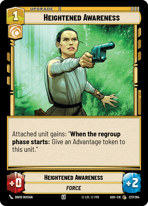 Heightened Awareness (ASH) Common Star Wars Unlimited Fantasy Flight Games Standard Non-Foil