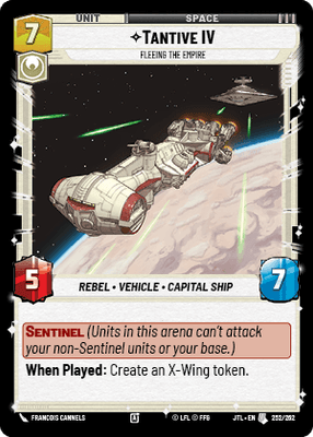 Tantive IV - Fleeing the Empire (JTL) Uncommon Fantasy Flight Games Standard Non-Foil