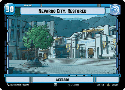 Nevarro City, Restored (ASH) Common Star Wars Unlimited Fantasy Flight Games Standard Non-Foil