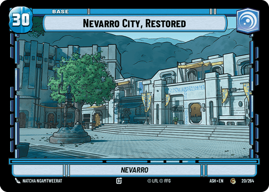 Nevarro City, Restored (ASH) Common Star Wars Unlimited Fantasy Flight Games Standard Non-Foil