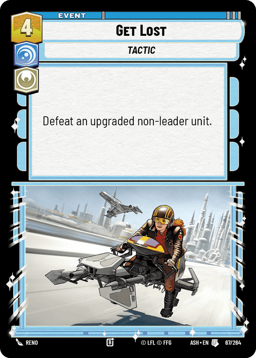 Get Lost (ASH) Uncommon Star Wars Unlimited Fantasy Flight Games Standard Non-Foil