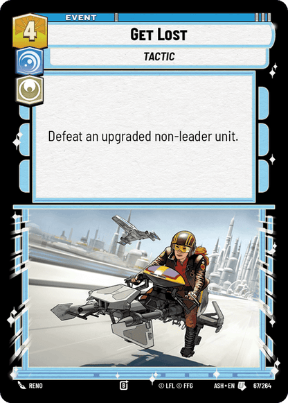 Get Lost (ASH) Uncommon Star Wars Unlimited Fantasy Flight Games Standard Non-Foil