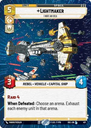 Lightmaker - I Have An Idea (SEC) Legendary Fantasy Flight Games Hyperspace Non-Foil