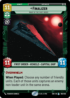 Finalizer - Might of the First Order (SHD) Legendary Star Wars Unlimited Fantasy Flight Games Standard Non-Foil 