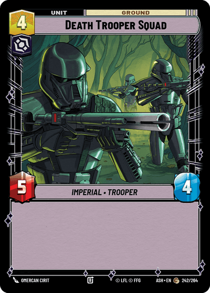 Death Trooper Squad (ASH) Common Star Wars Unlimited Fantasy Flight Games Standard Non-Foil
