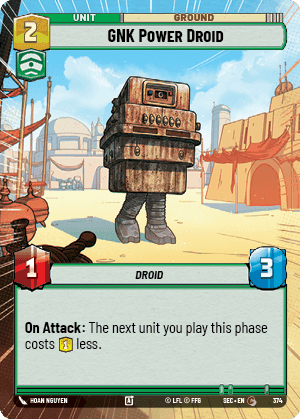 GNK Power Droid (SEC) Common Fantasy Flight Games Hyperspace Non-Foil