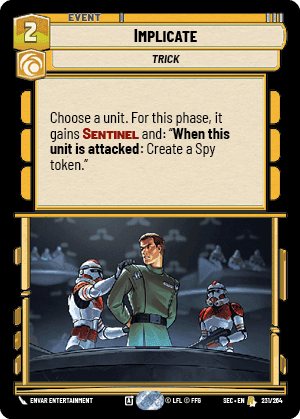 Implicate (SEC) Rare Fantasy Flight Games