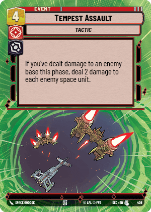 Tempest Assault (SEC) Uncommon Fantasy Flight Games Hyperspace Non-Foil
