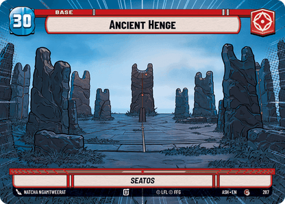 Ancient Henge (ASH) Common Star Wars Unlimited Fantasy Flight Games Hyperspace Non-Foil