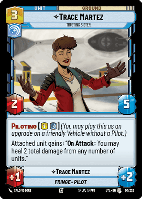 Trace Martez - Trusting Sister (JTL) Uncommon Fantasy Flight Games Standard Non-Foil